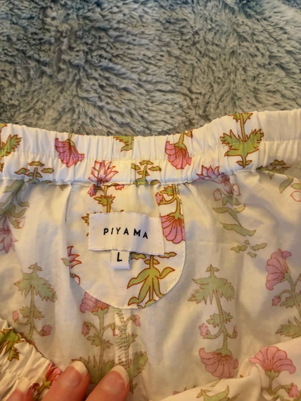 Floral Ruffle Pajama Set - Picture 5 of 6